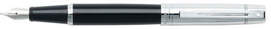 Перьевая ручка Sheaffer 300 Chrome Cap Black Barrel Chrome CT