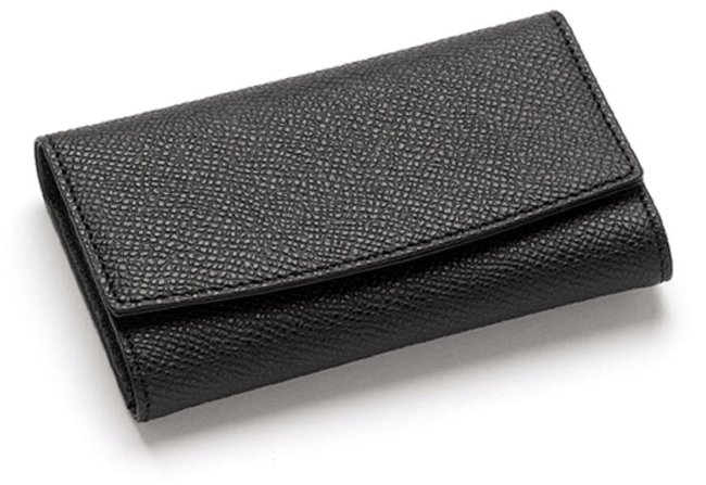 Ключница Graf von Faber-Castell кожанная, черная