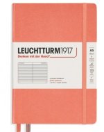 Записная книжка Leuchtturm A5 (нелинованная), 251 стр., твердая обложка, персиковая