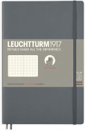 Записная книжка Leuchtturm Paperback В6+ (в точку), 123 стр., мягкая обложка, антрацит