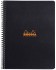 Тетрадь Rhodia 4 Colors Book A4+, на спирали, клетка, с разделителями, 80 г, черный