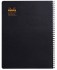 Тетрадь Rhodia 4 Colors Book A4+, на спирали, клетка, с разделителями, 80 г, черный