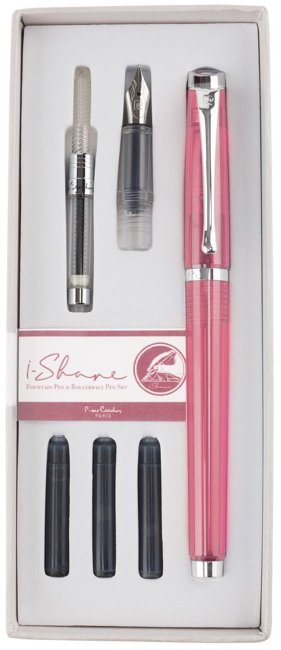 Набор Pierre Cardin I-SHARE ручка - роллер + сменная насадка с пером + конвертер + чернила PCI-001-5