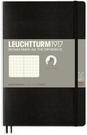 Записная книжка Leuchtturm Paperback В6+ (в точку), 123 стр., мягкая обложка, черная