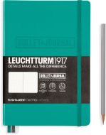Записная книжка Leuchtturm Bullet Journal А5 (в точку), 250 стр., 80 г/м2, твердая обложка, изумрудная