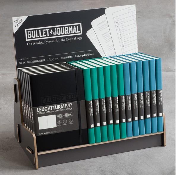 Записная книжка Leuchtturm Bullet Journal А5 (в точку), 250 стр., 80 г/м2, твердая обложка, изумрудная