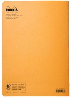 Тетрадь Rhodia Classic, A4, точка, 80 г, оранжевый Тетрадь Rhodia Classic, A4, точка, 80 г, оранжевый