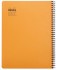 Тетрадь Rhodia 4 Colors Book на спирали, A4+, клетка, с разделителями, 80 г, оранжевый