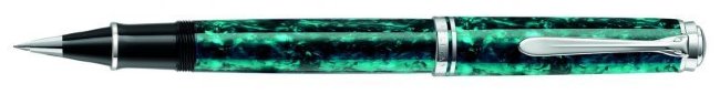 Роллер  Pelikan Souveraen R805 Ocean Swirl, Fblack CT Роллер  Pelikan Souveraen R805 Ocean Swirl, Fblack CT