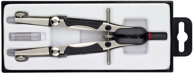 Циркуль Rotring Compact Geometry S0676570 17см регулировочный вал