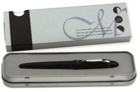 Ручка перьевая Manuscript Master Italic M 1.1мм, черная
