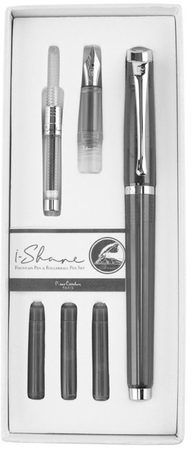 Набор Pierre Cardin I-SHARE ручка - роллер + сменная насадка с пером + конвертер + чернила PCI-001-1 Набор Pierre Cardin I-SHARE ручка - роллер + сменная насадка с пером + конвертер + чернила PCI-001-1