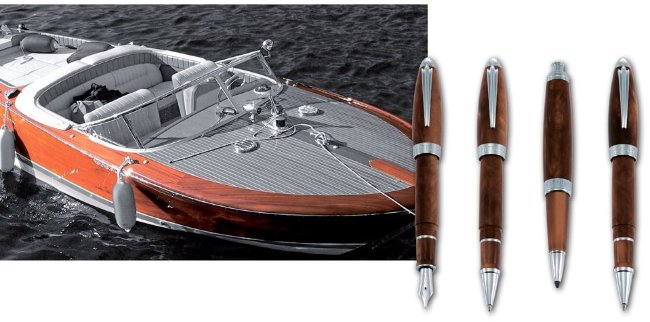 Перьевая ручка Aurora Nettuno Trident Arena, Brown CT