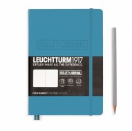 Записная книжка Leuchtturm Bullet Journal А5 (в точку), 250 стр., 80 г/м2, твердая обложка, нордически-синяя