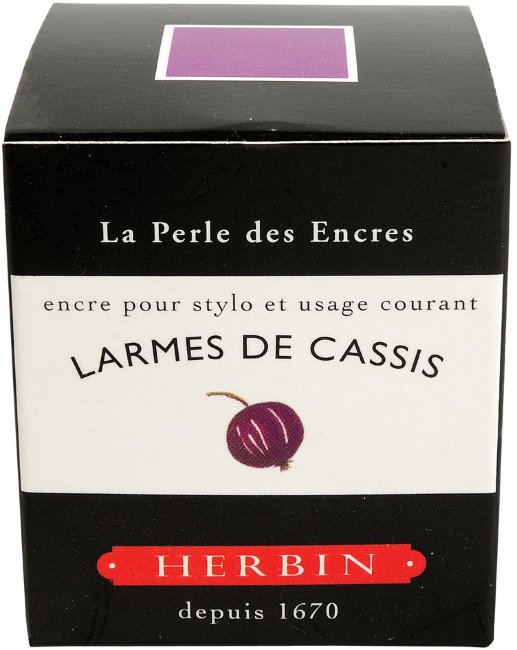 Чернила в банке Herbin, 30 мл, Larmes de cassis Пурпурный Чернила в банке Herbin, 30 мл, Larmes de cassis Пурпурный