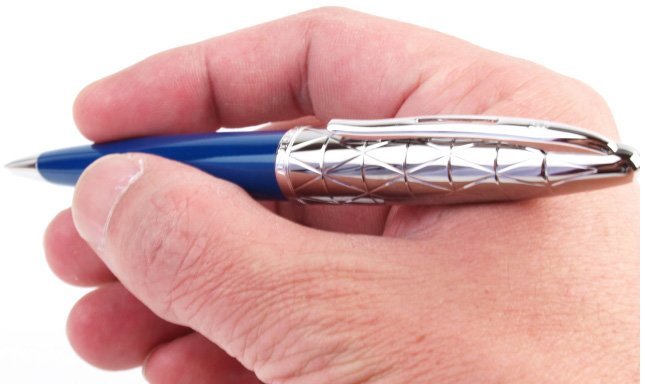 Шариковая ручка Waterman Carene Deluxe Contemporary Blue Obsession & Gunmetal ST Шариковая ручка Waterman Carene Deluxe Contemporary Blue Obsession & Gunmetal ST