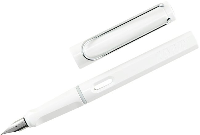 Перьевая ручка Lamy safari, белый Перьевая ручка Lamy safari, белый