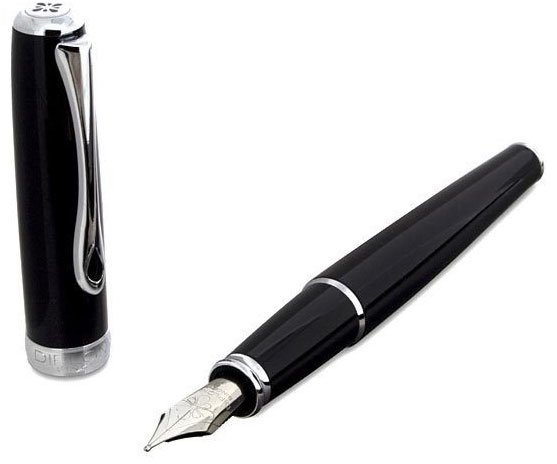 Перьевая ручка Diplomat Excellence A, Black Lacquer F Перьевая ручка Diplomat Excellence A, Black Lacquer F