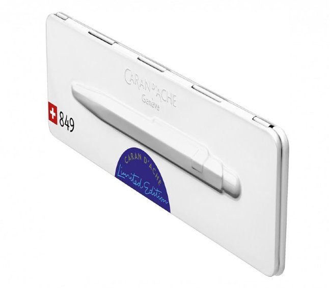 Ручка шариковая Carandache Office 849 Claim your style, синий ультрамарин матовый, подарочная коробка Ручка шариковая Carandache Office 849 Claim your style, синий ультрамарин матовый, подарочная коробка