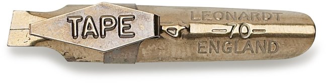 Перо Manuscript Tape 4мм бронзовое Перо Manuscript Tape 4мм бронзовое