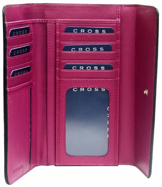 Бумажник Cross Charol кожаный женский, Red Patent Бумажник Cross Charol кожаный женский, Red Patent