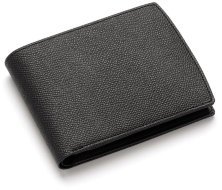 Бумажник с откидным отделением Graf von Faber-Castell кожаный, чёрный
