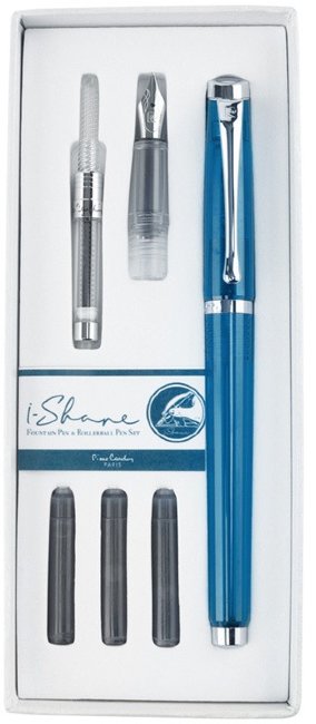 Набор Pierre Cardin I-SHARE ручка - роллер + сменная насадка с пером + конвертер + чернила PCI-001-4 Набор Pierre Cardin I-SHARE ручка - роллер + сменная насадка с пером + конвертер + чернила PCI-001-4
