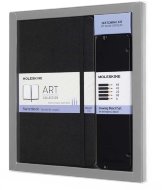 Набор Moleskine Art Collection пенал с черногр.карандашами/блокнот Large нелинованный, черный