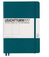 Записная книжка Leuchtturm A5 (нелинованная), 251 стр., твердая обложка, тихоокеанско-зеленая