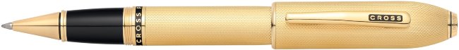 Ручка-роллер Cross Peerless 125, 23K Heavy Gold Plate Ручка-роллер Cross Peerless 125, 23K Heavy Gold Plate