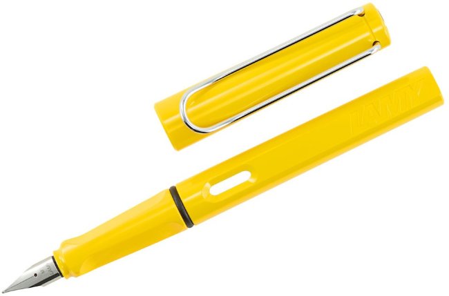 Перьевая ручка Lamy safari, желтый Перьевая ручка Lamy safari, желтый