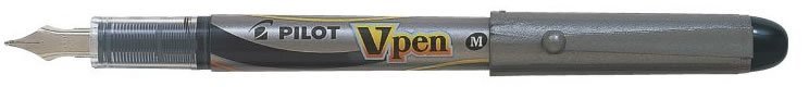 Перьевая ручка Pilot Vpen M, черные чернила
