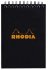 Блокнот Rhodia Classic на спирали, A6, клетка, 80 г, черный
