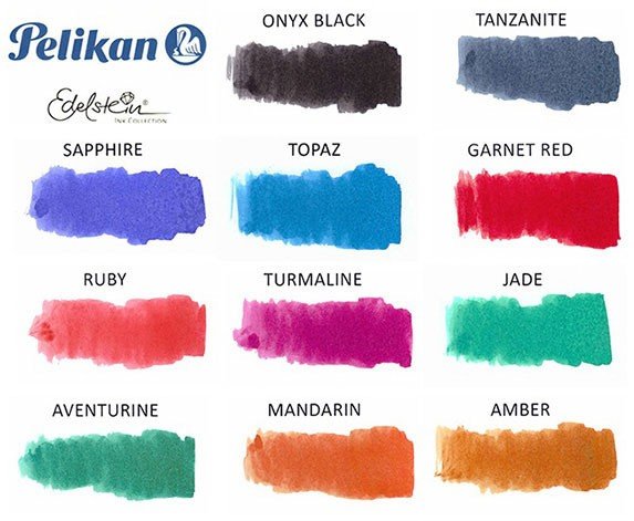 Флакон с чернилами для ручек перьевых Pelikan Edelstein EIBS Tanzanite, темно-синий,  50 мл Флакон с чернилами для ручек перьевых Pelikan Edelstein EIBS Tanzanite, темно-синий,  50 мл