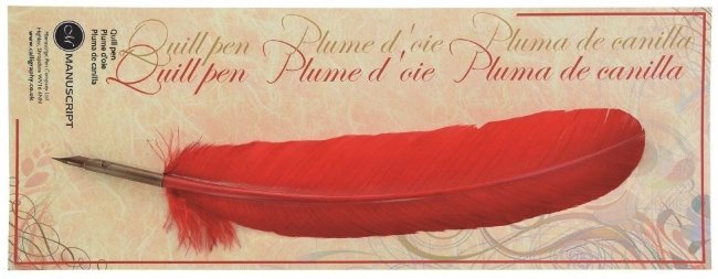 Перо гусиное Manuscript декоративное 27-30см, ассорти Перо гусиное Manuscript декоративное 27-30см, ассорти