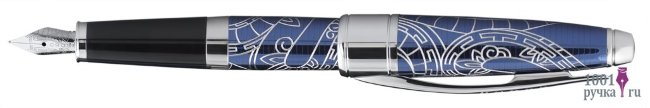 Перьевая ручка Cross Apogee Snake Year 2013 (Special Edition), Blue Laquer Перьевая ручка Cross Apogee Snake Year 2013 (Special Edition), Blue Laquer
