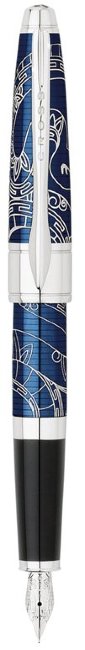 Перьевая ручка Cross Apogee Snake Year 2013 (Special Edition), Blue Laquer Перьевая ручка Cross Apogee Snake Year 2013 (Special Edition), Blue Laquer