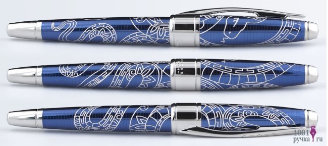 Перьевая ручка Cross Apogee Snake Year 2013 (Special Edition), Blue Laquer Перьевая ручка Cross Apogee Snake Year 2013 (Special Edition), Blue Laquer