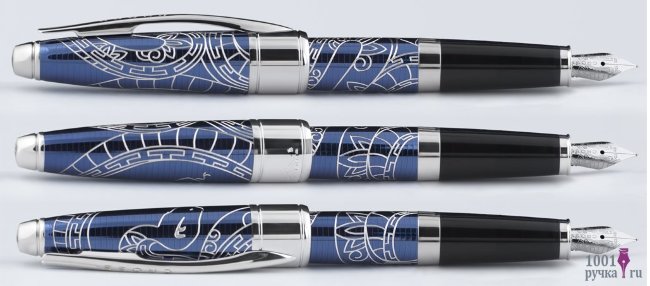 Перьевая ручка Cross Apogee Snake Year 2013 (Special Edition), Blue Laquer Перьевая ручка Cross Apogee Snake Year 2013 (Special Edition), Blue Laquer