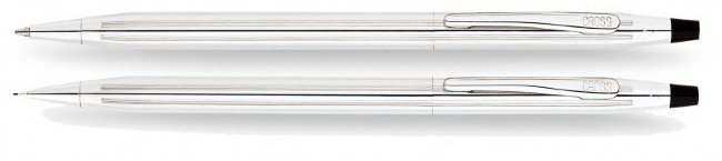 Набор Сross Century II: шариковая ручка и механический карандаш, Lustrous Chrome Набор Сross Century II: шариковая ручка и механический карандаш, Lustrous Chrome