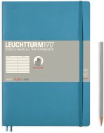 Записная книжка Leuchtturm Composition В5 (в линейку), 123 стр., мягкая обложка, нордически-синяя