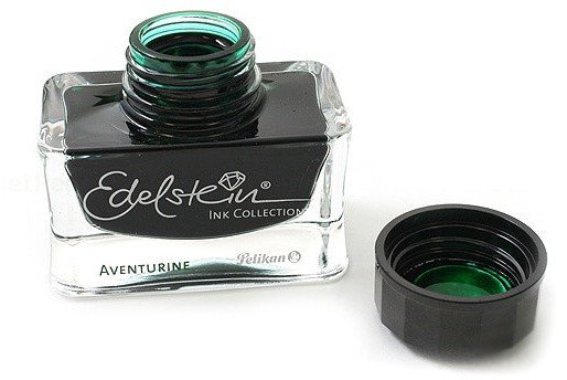 Флакон с чернилами для ручек перьевых Pelikan Edelstein EIGR Aventurine, темно-зеленый, 50 мл