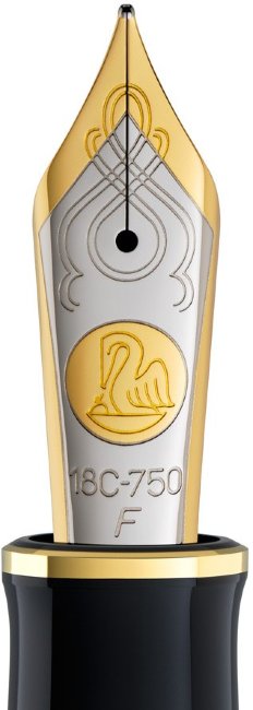 Перьевая ручка Pelikan Souveraen M 1000, черный/зеленый, подарочная коробка Перьевая ручка Pelikan Souveraen M 1000, черный/зеленый, подарочная коробка