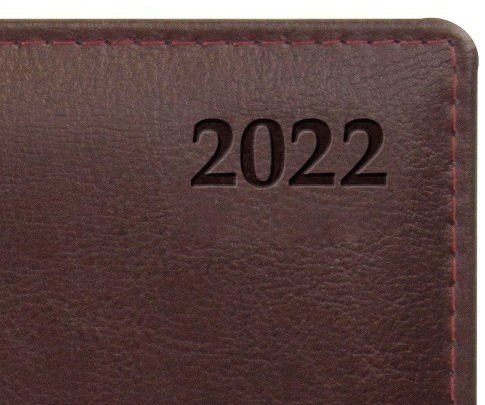 Еженедельник Letts GLOBAL DELUXE IBIZA A6 натуральная кожа, кремовые страницы, бургунди