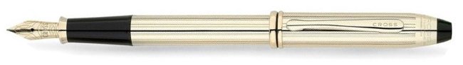 Перьевая ручка Cross Townsend, Rolled Gold Перьевая ручка Cross Townsend, Rolled Gold