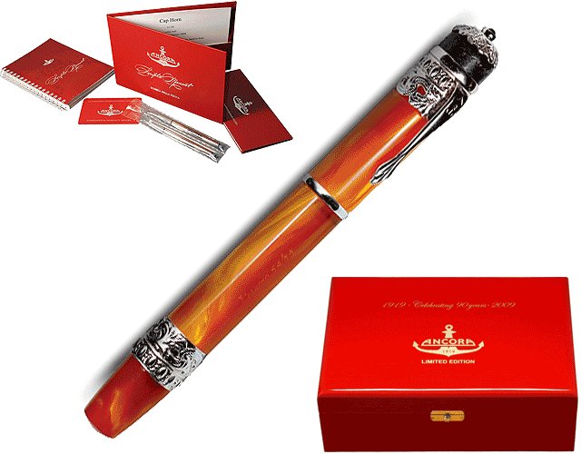 Перьевая ручка Ancora Vezuvio (Везувий) red