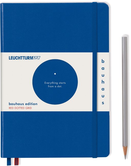 Записная книжка Leuchtturm Bauhaus Edition А5 (в точку), 251 стр., твердая обложка, королевски-синяя Записная книжка Leuchtturm Bauhaus Edition А5 (в точку), 251 стр., твердая обложка, королевски-синяя