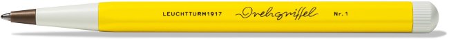 Ручка шариковая Leuchtturm Drehgriffel Nr. 1, лимонная, чернила в комплекте (королевский синий) Ручка шариковая Leuchtturm Drehgriffel Nr. 1, лимонная, чернила в комплекте (королевский синий)