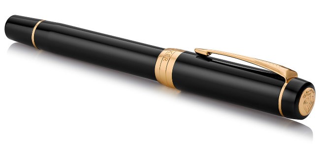 Перьевая ручка Parker Duofold F74 International Black GT Перьевая ручка Parker Duofold F74 International Black GT