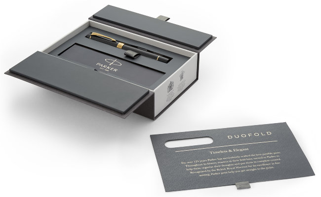 Перьевая ручка Parker Duofold F74 International Black GT Перьевая ручка Parker Duofold F74 International Black GT